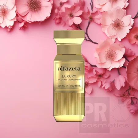 Olfazeta unisex smaržas zelta krāsā