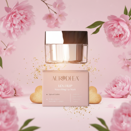 LOLLILIP Aurodhea Spiced Cookie Chogan barojoša lūpu maska