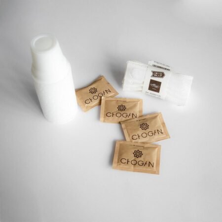 KIT 100 Kapseln (brauner Zucker, Kaffeepaddel, kleine Tassen)