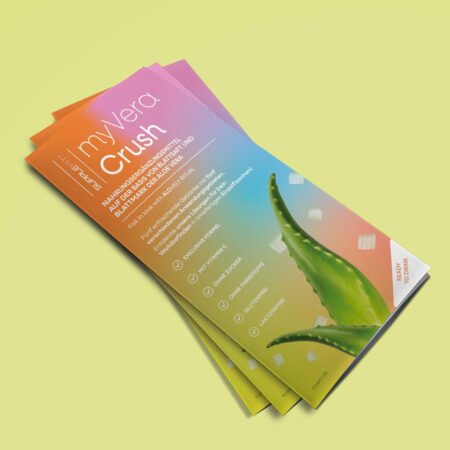 Werbeflyer-Set SuppleFit MYVERA CRUSH Deutsch (50 St.)
