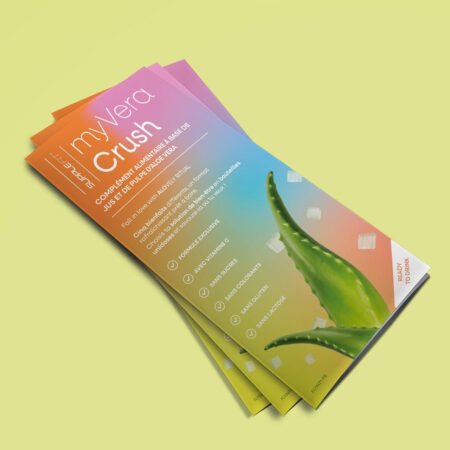 Werbeflyer-Set SuppleFit MYVERA CRUSH Französisch (50 St.)