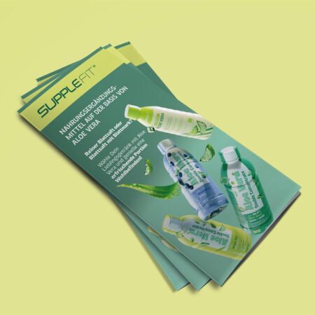 SuppleFit Werbeflyer-Set (Aloe Vera Getränke) Deutsch (50 St.)