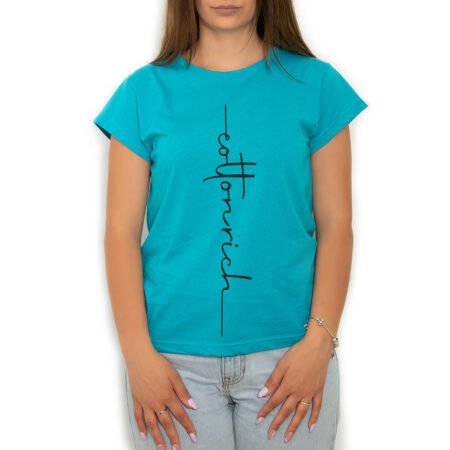 Cotton-Rich Basic T-Shirt, smaragdgrün – Classic