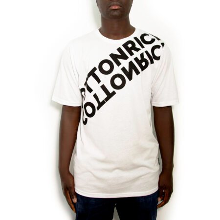 Cotton-Rich Oversized T-Shirt, weiß – Mirror