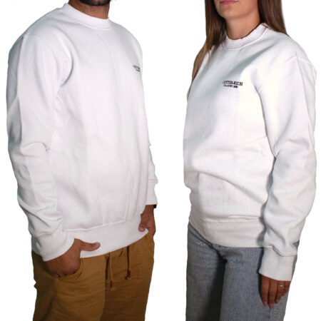 Cotton-Rich Sweatshirt, weiß